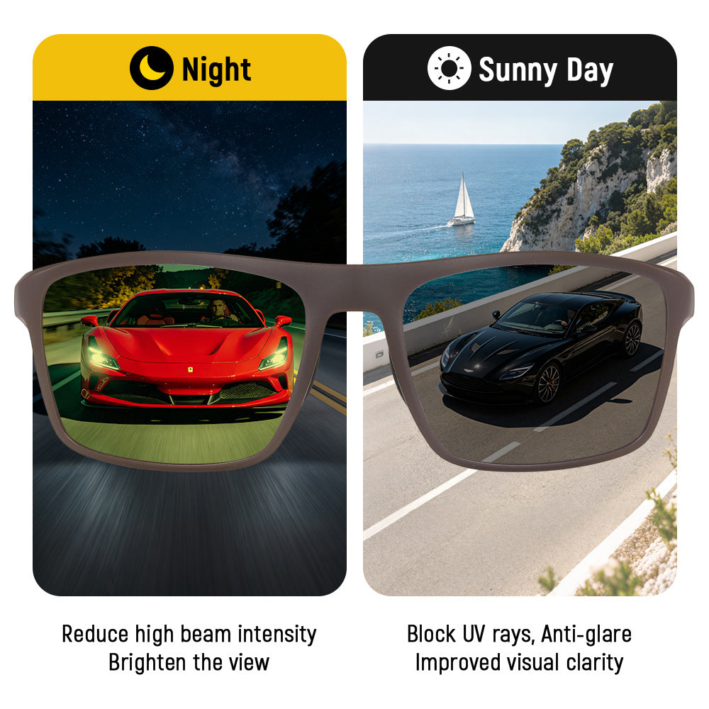 KDEAM Square-frame Polarized Sunglasses