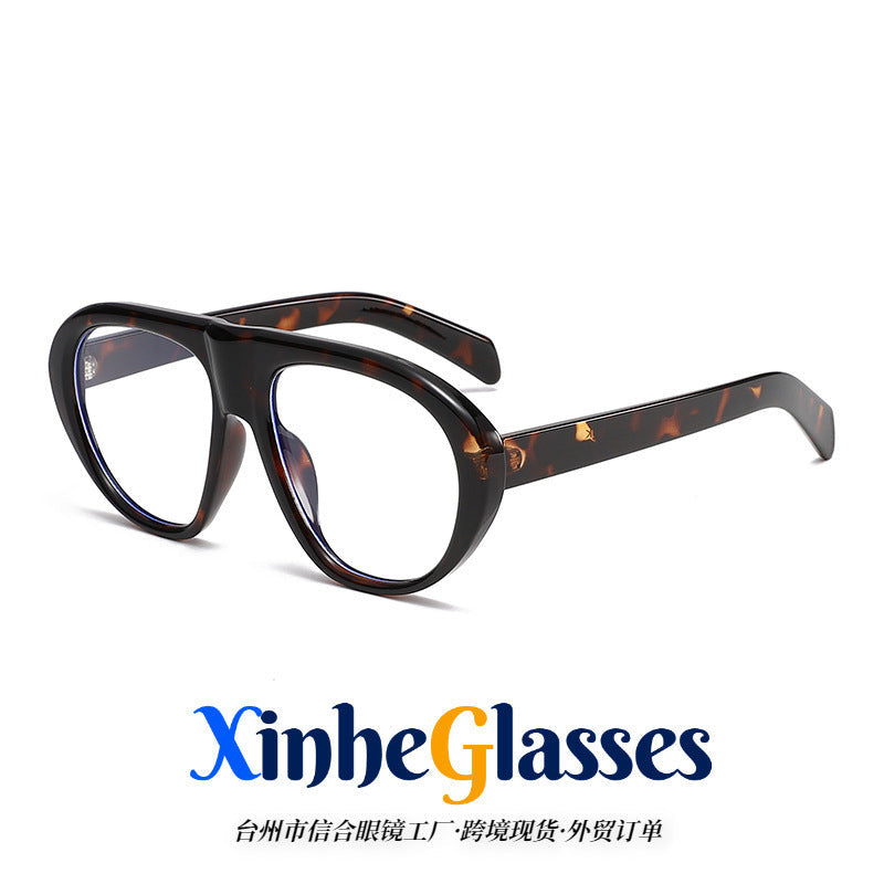 3706 Oversized Aviator Sunglasses, Fashion UV400 Shades For European & American Markets, Ideal For Amazon & Tk Cross-border E-commerce