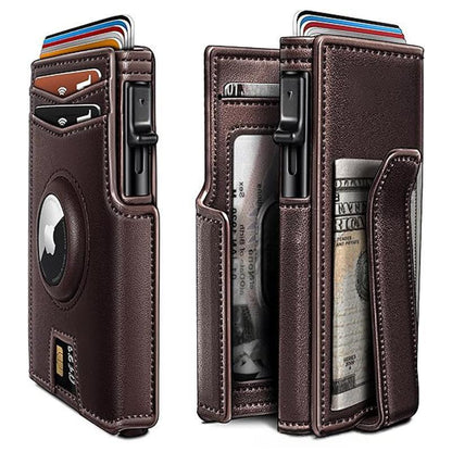 Multi-Card Short Metal Card Holder Mens Wallet