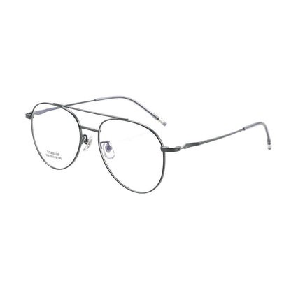 Retro Titanium-frame Fashion Glasses
