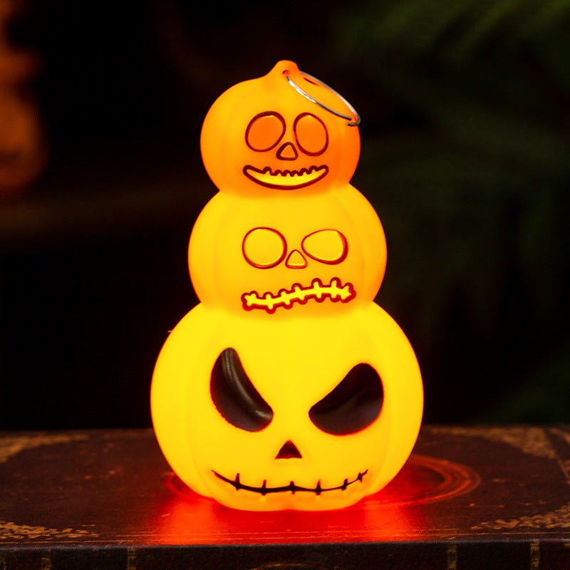 Halloween Pumpkin Lantern Portable Halloween Pumpkin Pile Ornaments Halloween Decorations Pendant Party Props