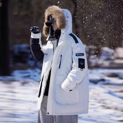 Mens Autumnwinter Padded Down Jacket Cold Proof