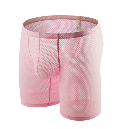 Men's U-type Convex Design Mesh Breathable Boxers