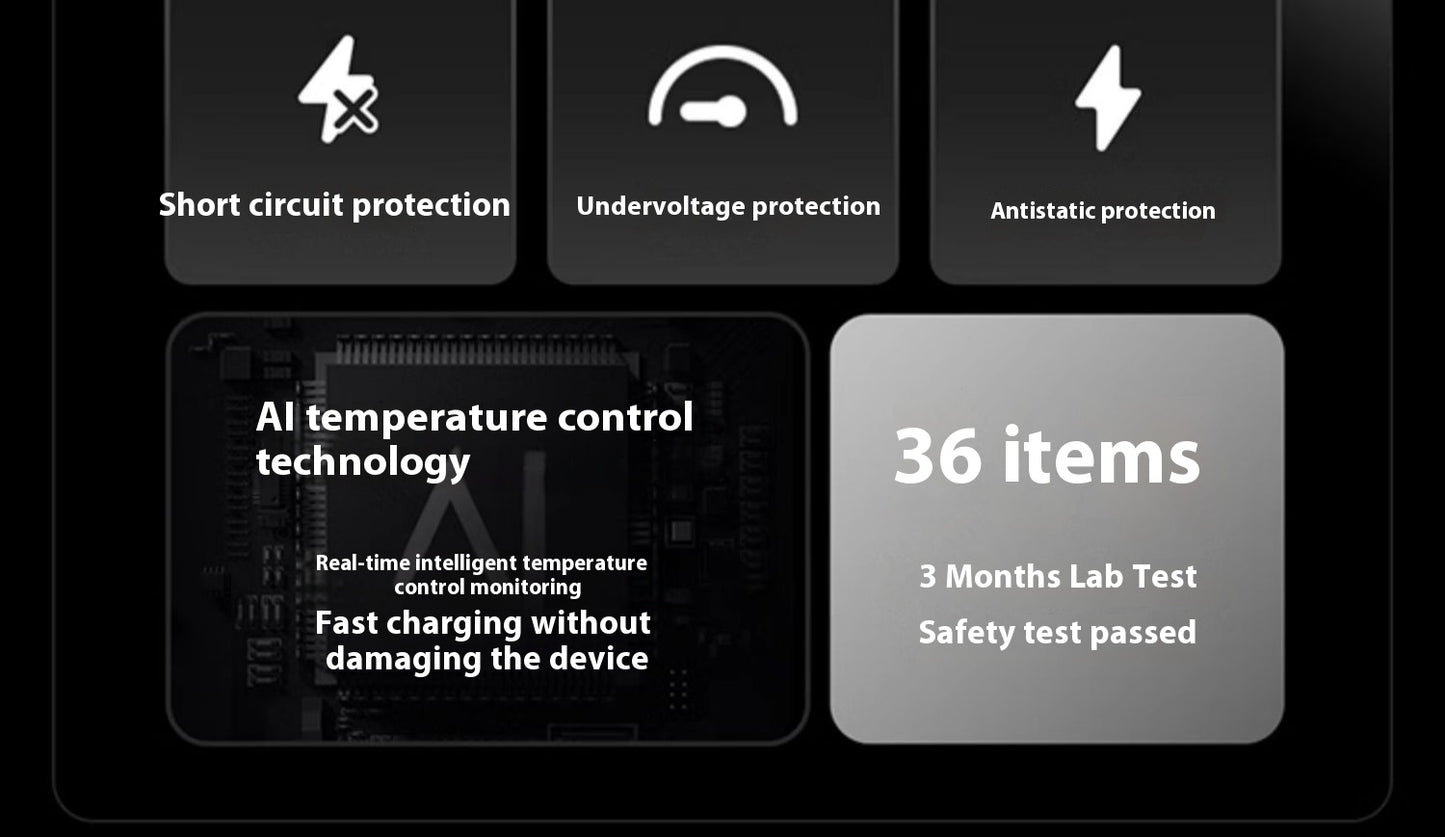 15W Magnetic Power Bank Wireless Carbon Fiber Magsafe Mobile Power Supply