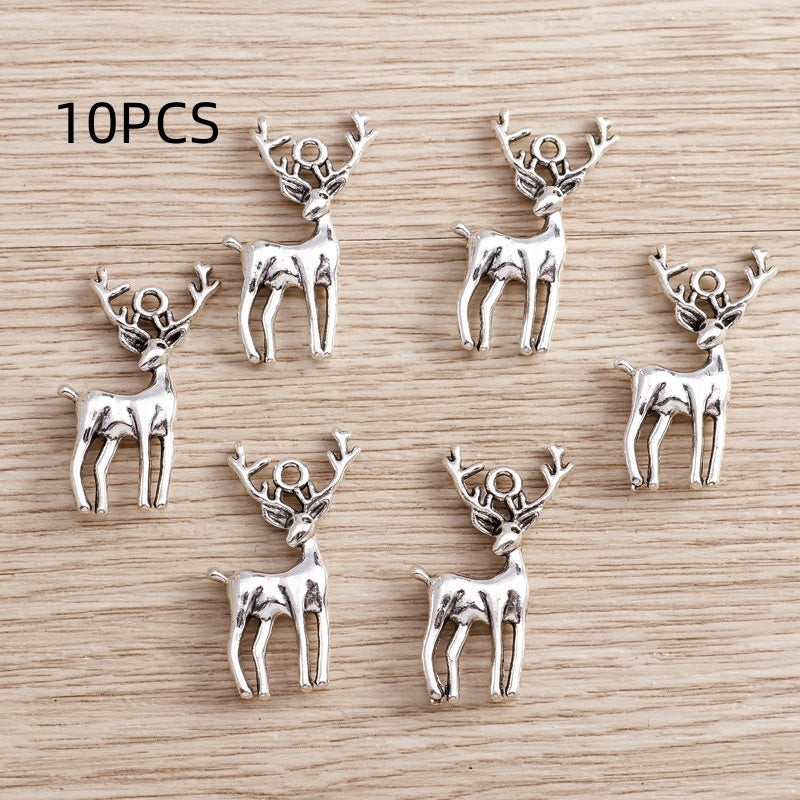Electroplated Christmas Animal Pendant