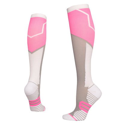 Womens Long Compression Socks For Cycling And Fitness