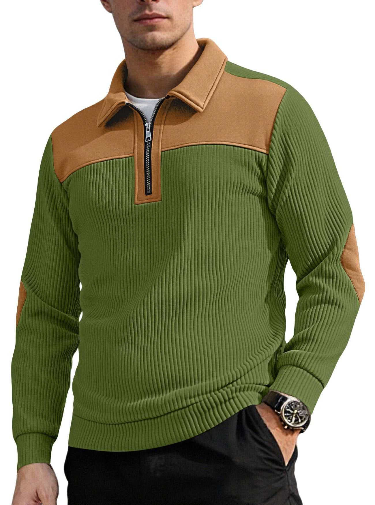 Casual Commute Sports AutumnWinter Zip-Up Sweatshirt