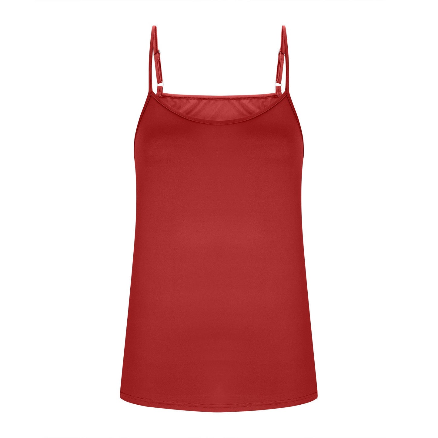 2025 Cross-border Europe And America Amazon New Summer Women's Milk Silk V-neck Adjustable Thin Shoulder Strap Vest Women