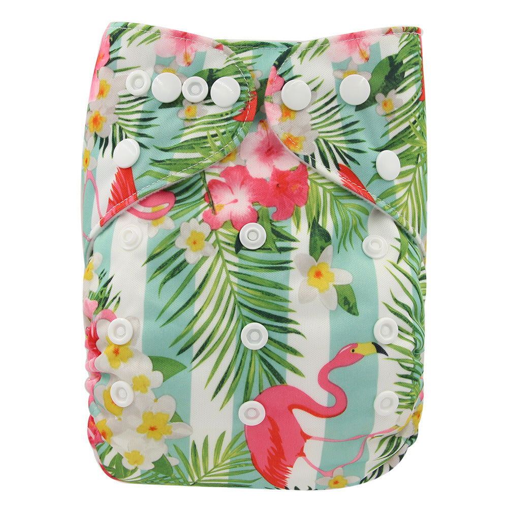 Washable Baby Cloth Diaper Breathable Diaper Pants 0-3 Years Old Baby Adjustable Diaper Leak-proof Diaper
