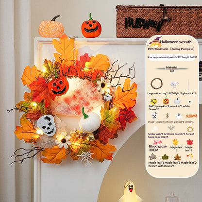 Halloween Pumpkin Lantern Pendants For Decor And Scene Setting