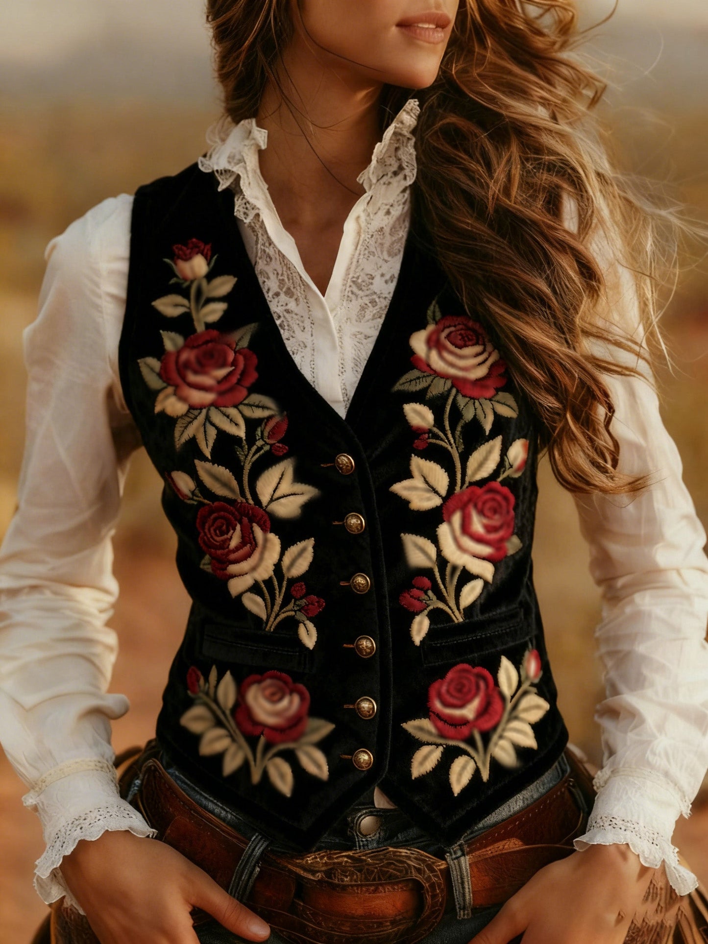 Casual Sleeveless V-neck Slim-fit Vest