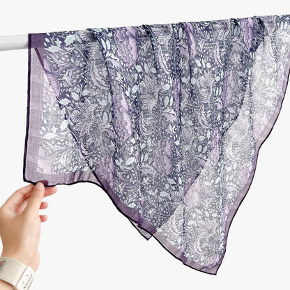 New Breathable Versatile Silk Chiffon Scarf For Women, Also Usable As A Shawl