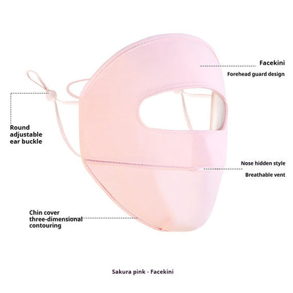 Sunscreen Face Mask For Women Summer UV Protection