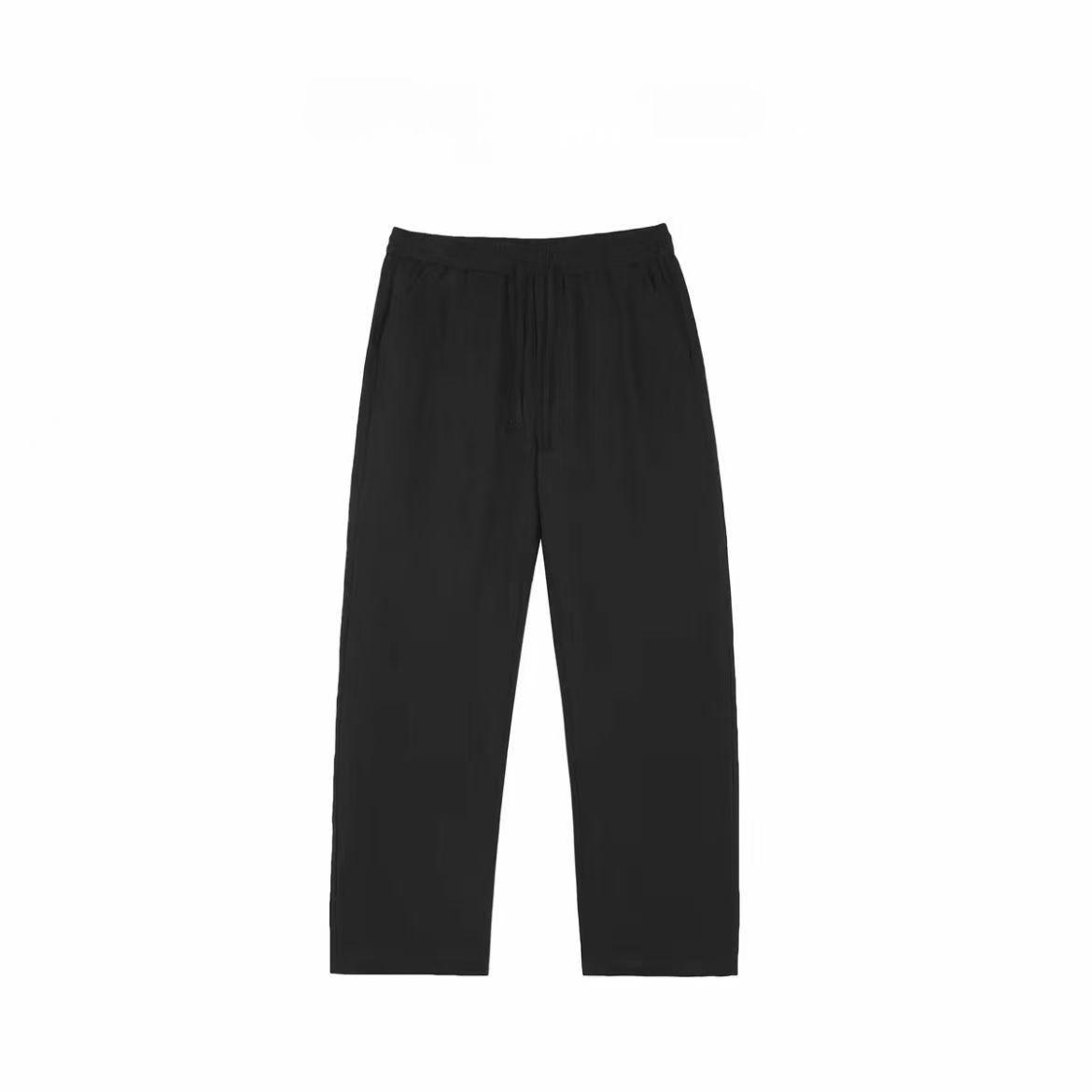 Mens Casual Straight-leg Loose-fitting Trousers