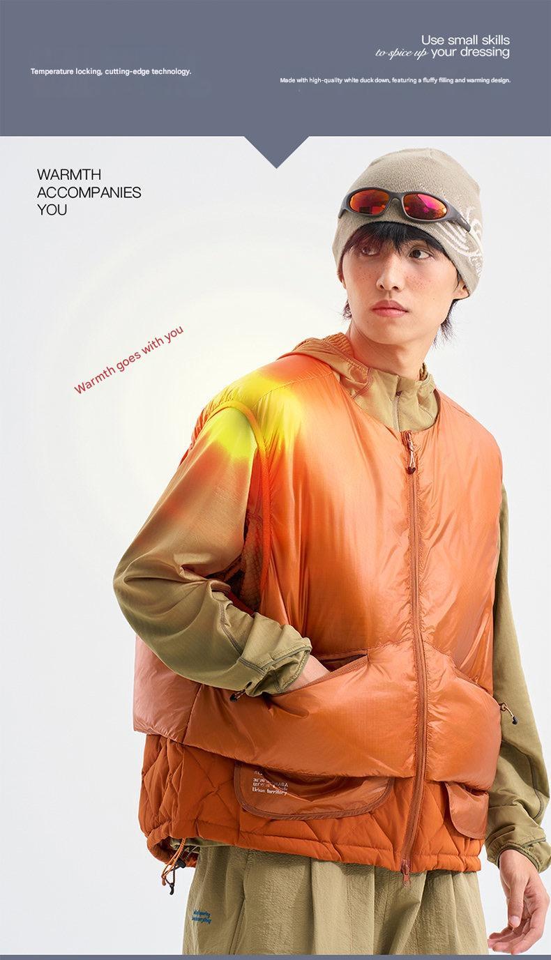 Winter Duck Down Vest Sleeveless Warm Layering Gilet For Men & Women