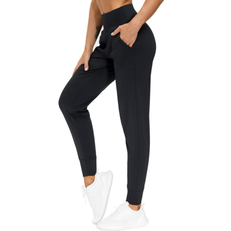 Amazon Women's Patch Pocket Pants Cropped Slim-Fit Stretch Yoga Pants Fitness Sports Running Tights