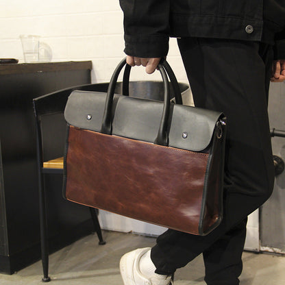 Fashionable Briefcase Business Crossbody Handbag