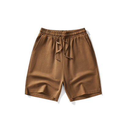 Mens Split-leg Athletic Five-point Shorts