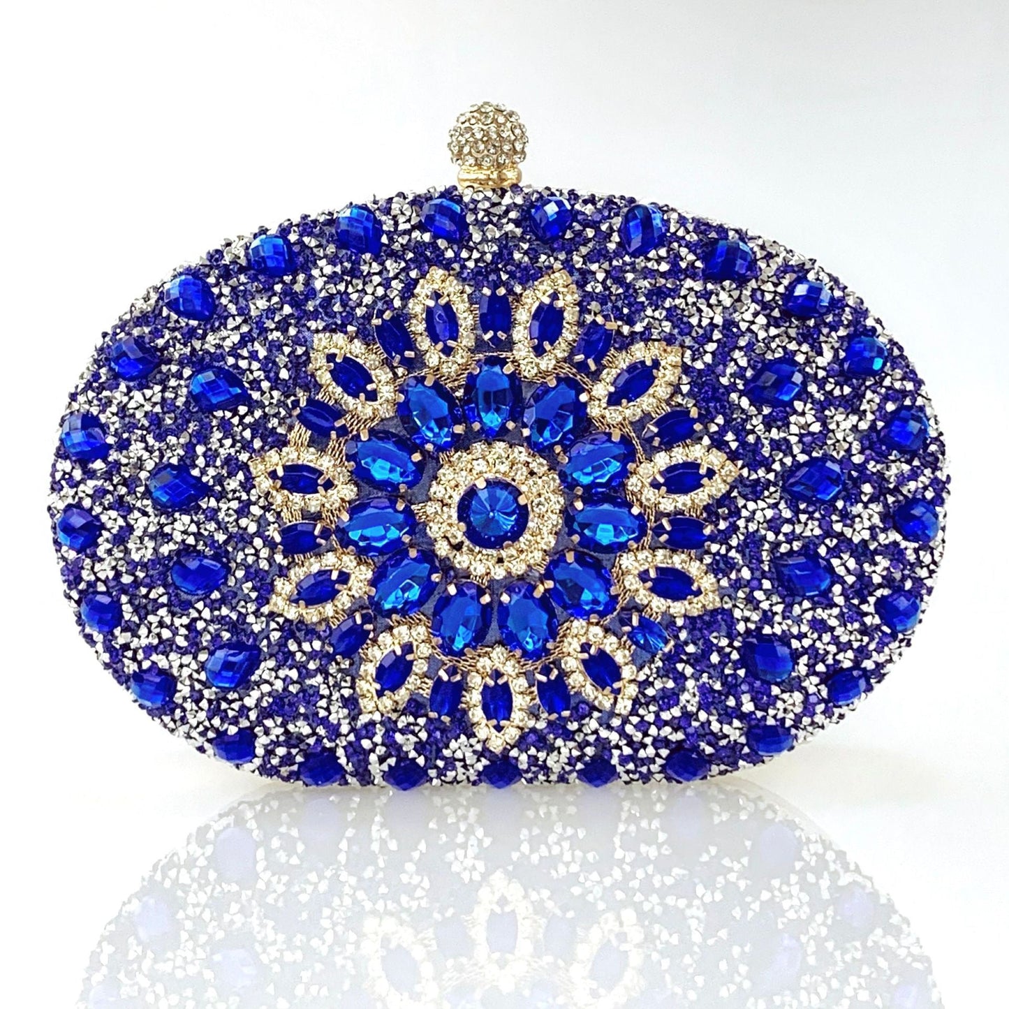 European And American Womens Evening Clutch Diamond-embellished Bag