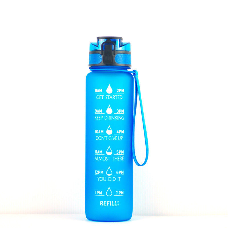 1000ml Transparent Kawaii Water Bottle with Infuser