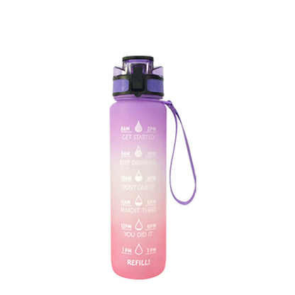 1000ml Transparent Kawaii Water Bottle with Infuser