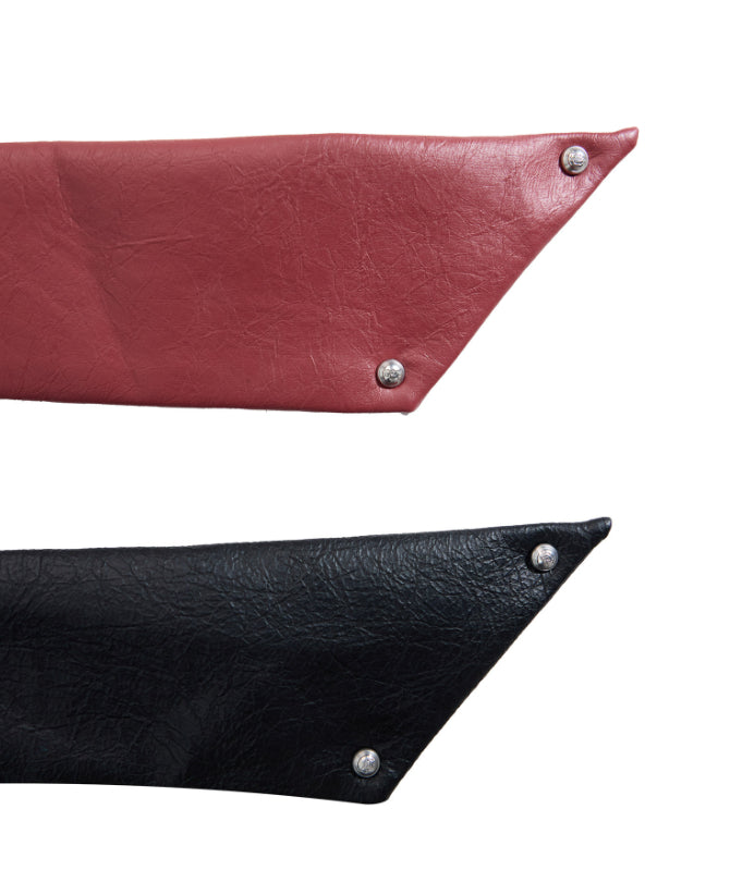 Designer Style Leather Tie And Hand Crafted High End Shirt Bow Tie