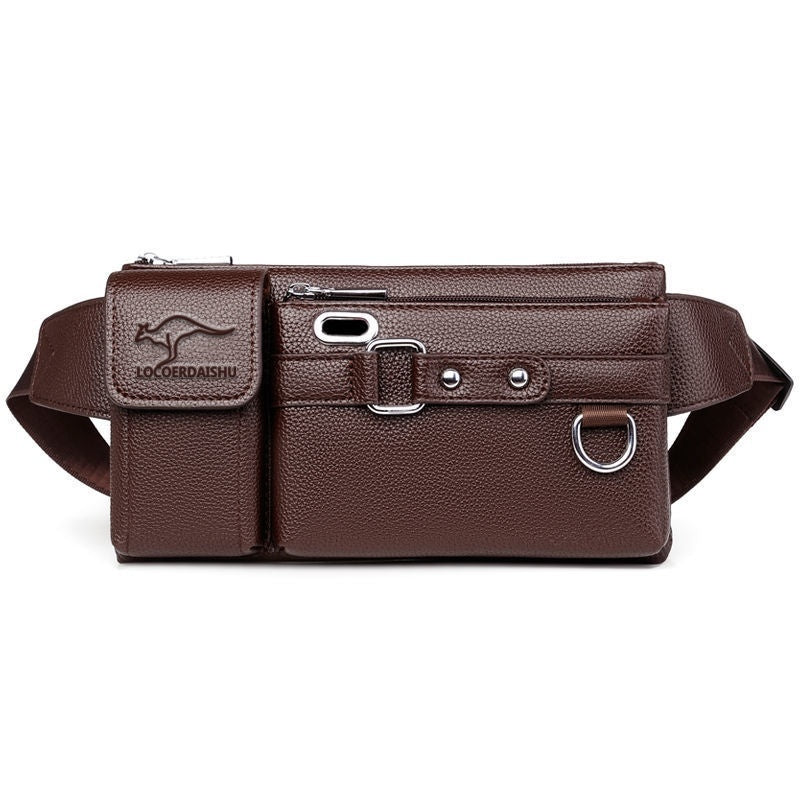 Men's Waist Bag Large-Capacity Multifunction Crossbody Bag