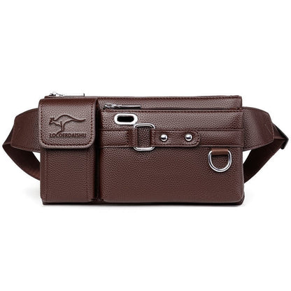 Men's Waist Bag Large-Capacity Multifunction Crossbody Bag
