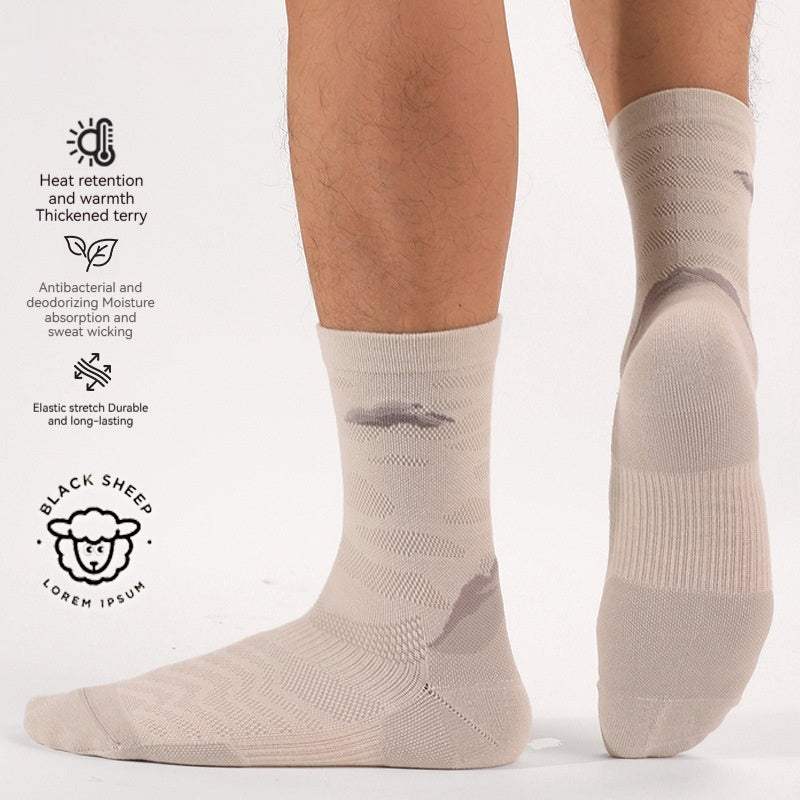 SpringSummer Thin Wool Socks For Men And Women