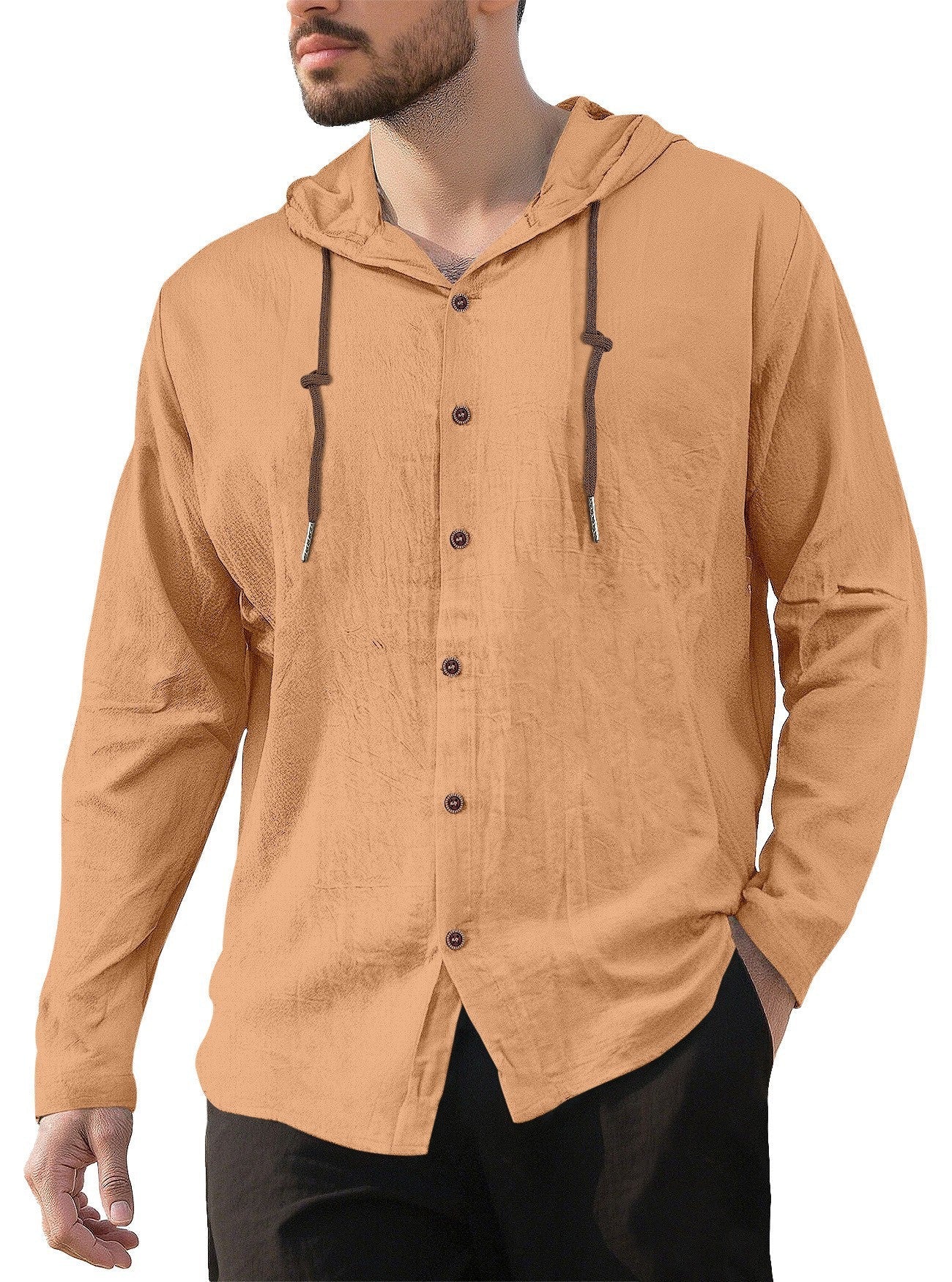 Casual Relaxed-fit Breathable Quick-drying Long-sleeve Shirt