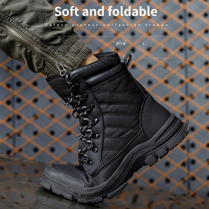 Men's High-top Labor Insurance Shoes Are Smash-proof