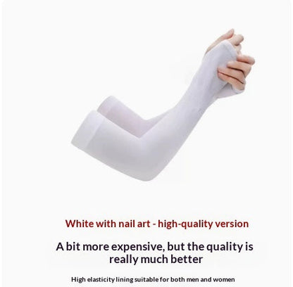 Sun Protective Ice Sleeves For Summer Unisex UV Blocking Viscose Cooling Feel