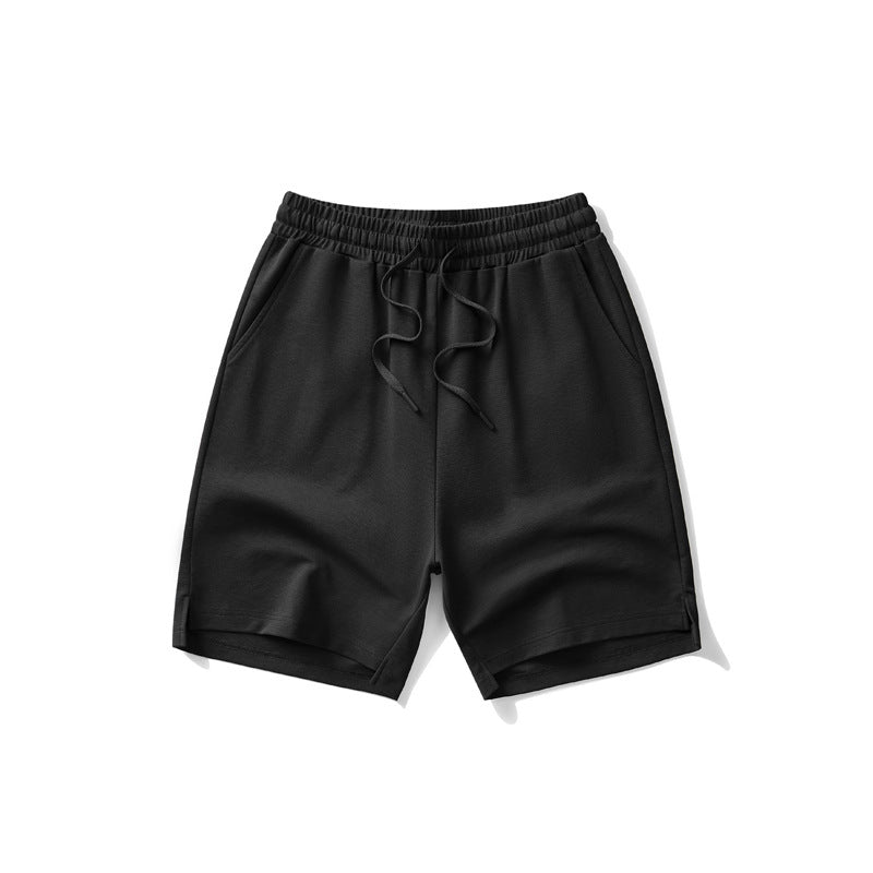 Mens Split-leg Athletic Five-point Shorts