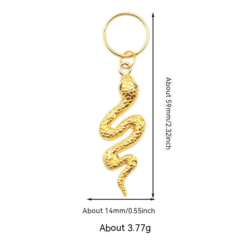 XINGX Lightning Shell Hair Ring with Small Pendant