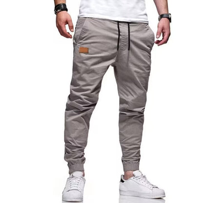 Mens Casual Pants Loose-fitting Straight-leg Trousers Long Pants