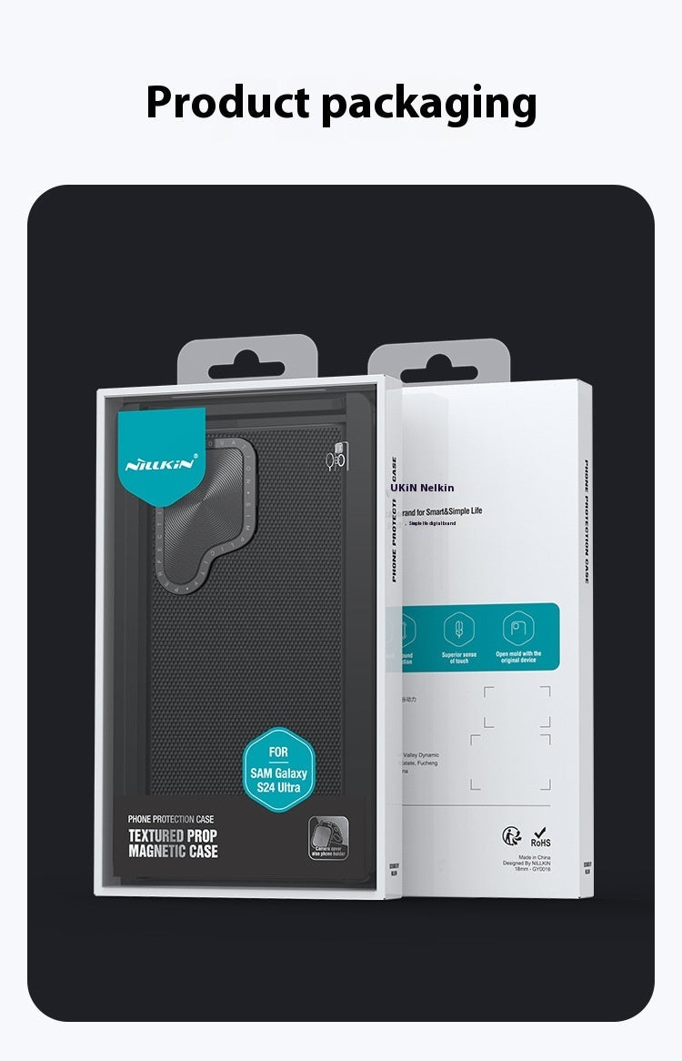 Magnetic Phone Case Lens Bracket Privacy Protective Sleeve