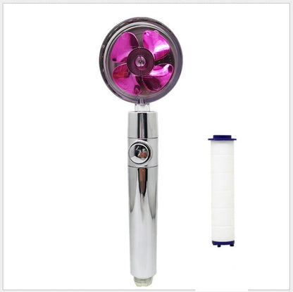 Turbo Propeller Shower Head Handheld High Pressure