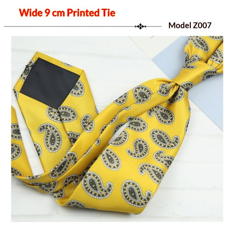 Printed Casual Patterned Vintage Tie