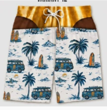 Loose-fitting Beach Pants Casual Vacation Shorts