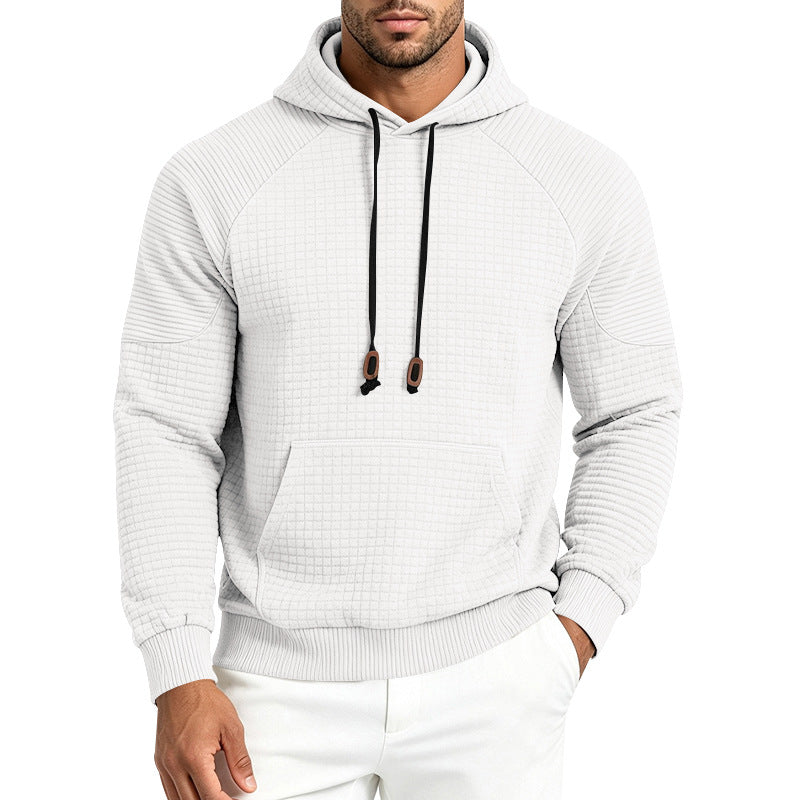 Mens Loose-Fit Versatile Hooded Sweatshirt For Sports Outdoors And Commuting