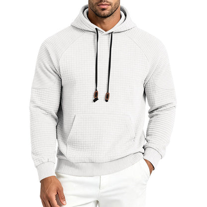 Mens Loose-Fit Versatile Hooded Sweatshirt For Sports Outdoors And Commuting
