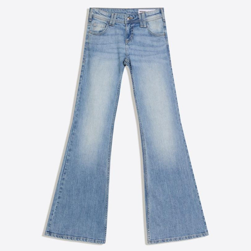 Retro Rhinestone-embellished Embroidered Wing Jeans