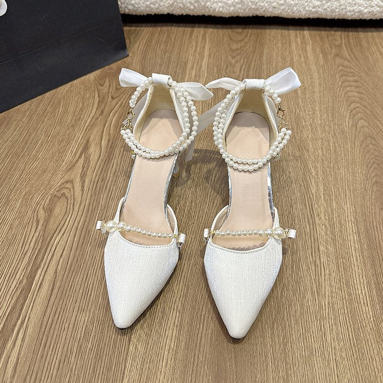 2026 Summer Women Fashion Pumps, Minimalist Premium Design Comfortable Dress Shoes, Versatile Trendy Flat Heel Shoes Matching Dresses