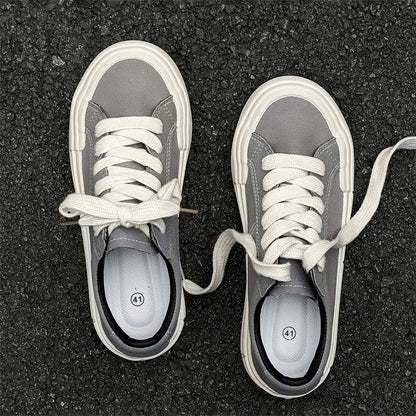 Women's Canvas Platform Casual Sports Skate Shoes