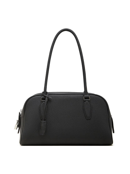 Leather Niche Shoulder Bag With A Long Handle