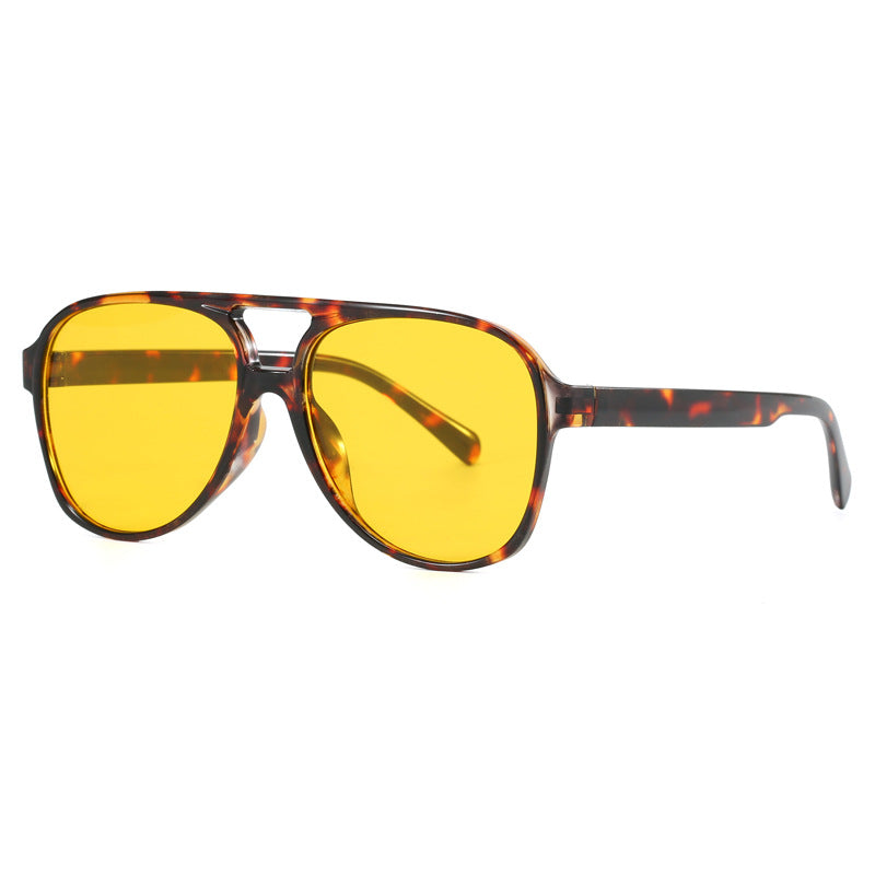 Womens Personalized Oversized Tortoiseshell Sunglasses