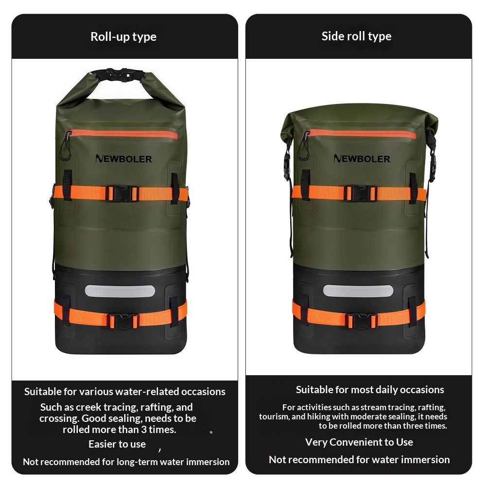 Outdoor Waterproof Backpack For Skiing Stream Trekking