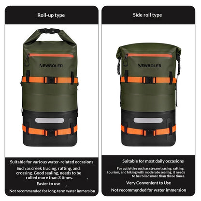 Outdoor Waterproof Backpack For Skiing Stream Trekking