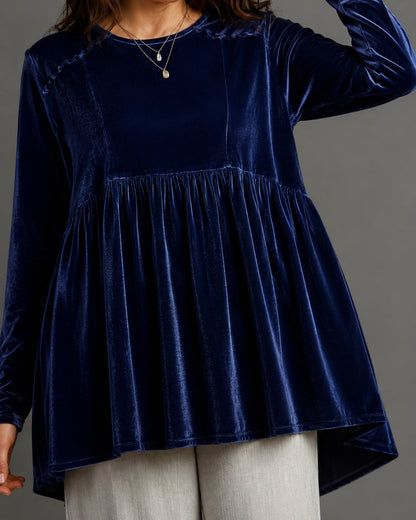 Long-sleeve T-shirt Womens Loose-fitting Top