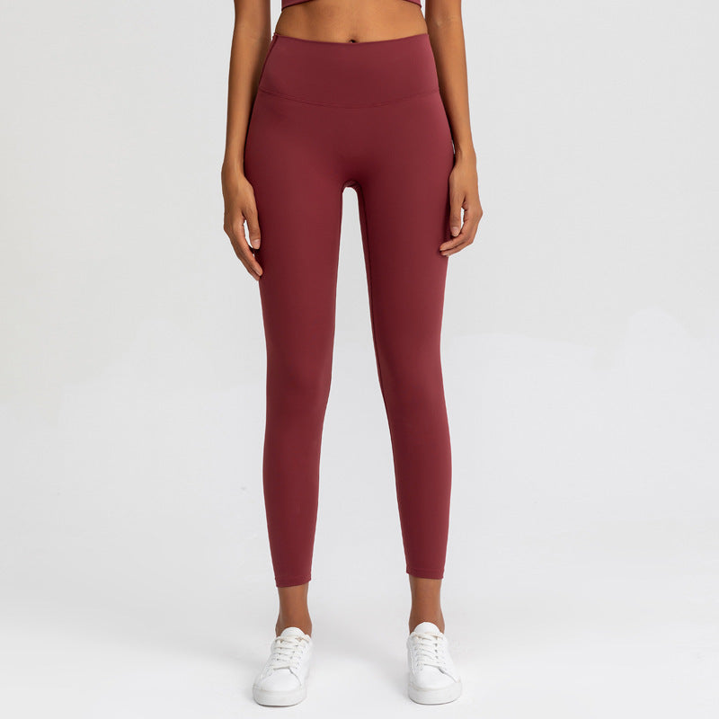 Autumn And Winter New Nude Women Yoga Pants No Embarrassment Line